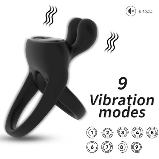 Vibrator Rabbit, Armony, Ring Black