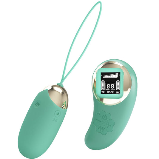 Vibrator Ou cu Telecomanda, PRETTY LOVE - Mine, 10 Functii, Verde