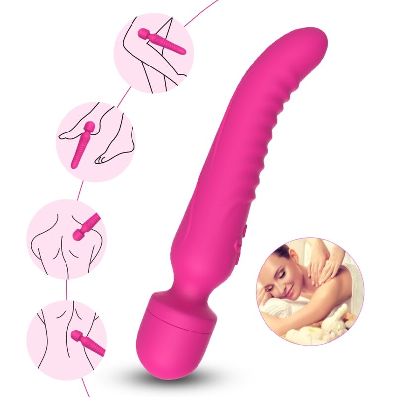 Vibrator de Masaj, Armony - Mission, Efect de Incalzire, Roz