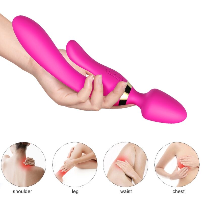 Vibrator Rabbit, Armony, 2x9 Moduri de Vibratie, Roz