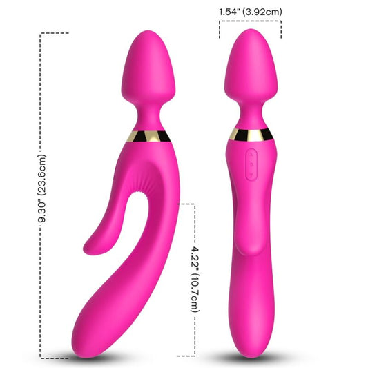 Vibrator Rabbit, Armony, 2x9 Moduri de Vibratie, Roz