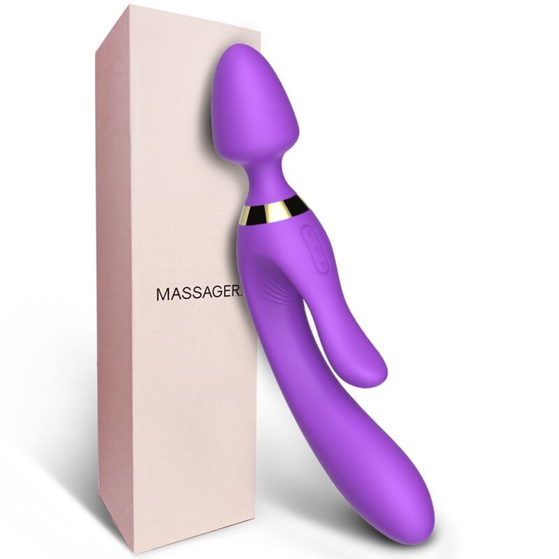 Vibrator Rabbit, Armony - Massager, 2x9 Moduri de Vibratii, Mov