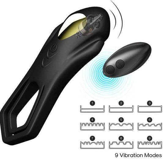 Vibrator Roadster, Armony, Double Ring Remote Control Negru