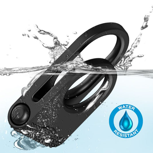 Vibrator Dublu, Armony, Ring pentru Cupluri Negru