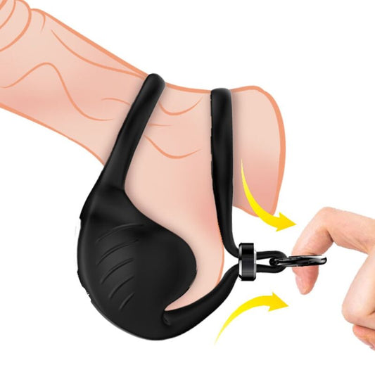 Vibrator Ring, Armony, Manta Scrotum Negru