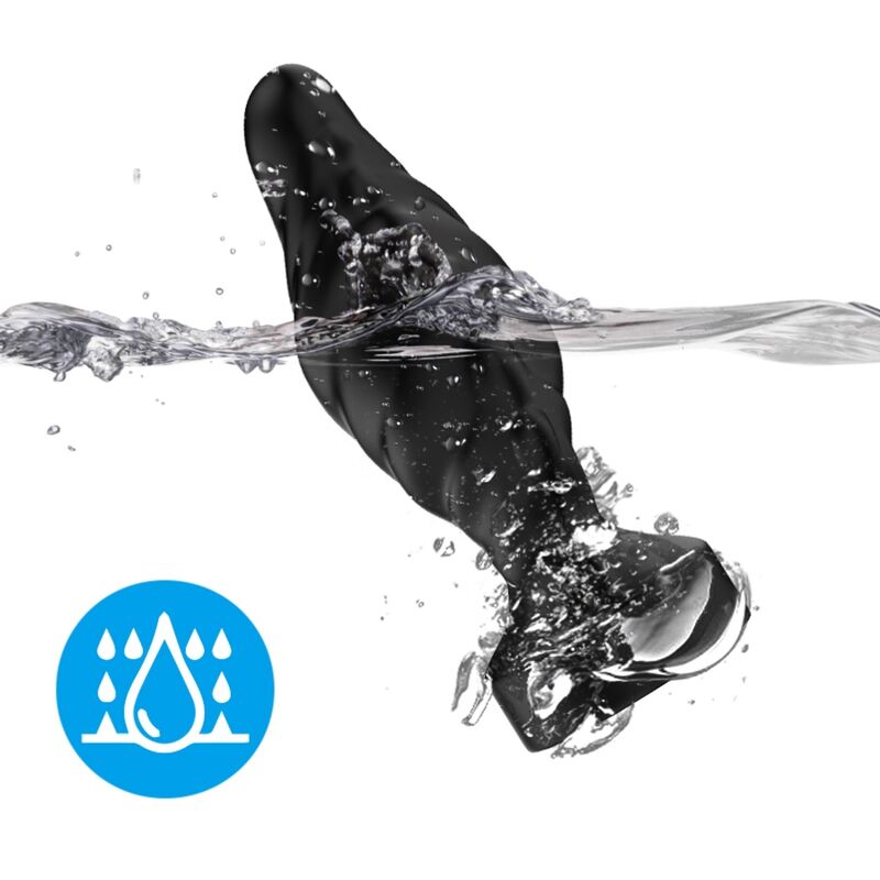 Vibrator cu Plug Anal, Armony, cu Telecomanda, Negru