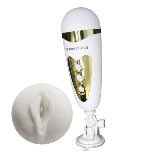 Masturbator Barbatesc cu Vibratii si Sunet, PRETTY LOVE - Sally, TPR si ABS
