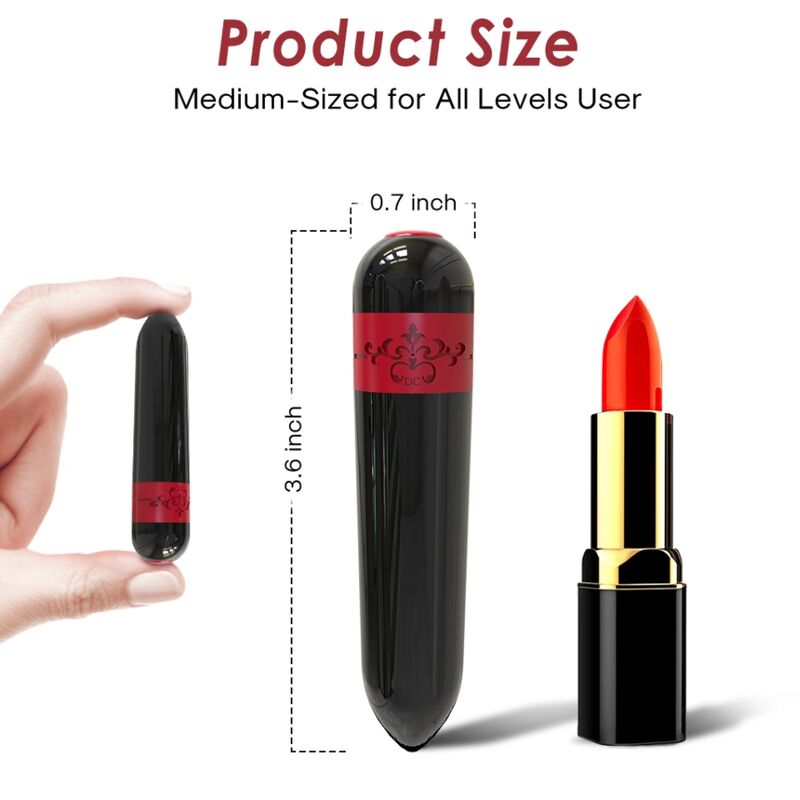 Vibrator Bullet, Armony - Rocket, cu Telecomanda, Negru