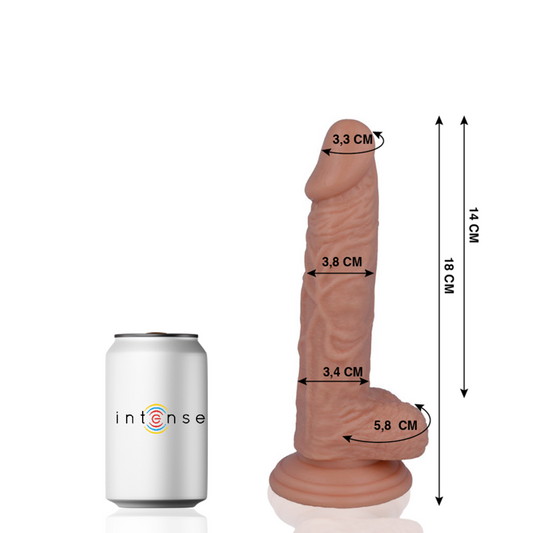 Dildo Realist, MR INTENSE - Nr. 11, Ventuza, 18 cm x 3,8 cm