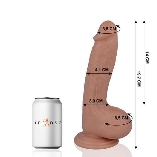 Dildo Realist, MR INTENSE - Nr. 17, Ventuza, 19,7 cm x 4,1 cm