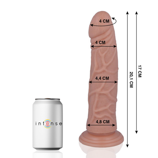 Dildo Realist, MR INTENSE - Nr. 22, Cauciuc si PVC, 20,1 cm x 4,4 cm