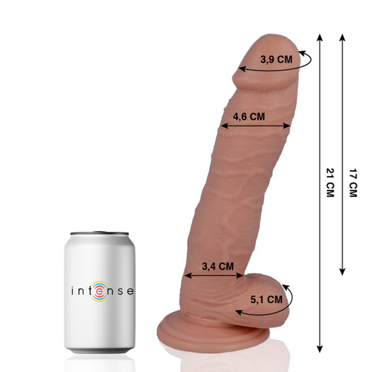 Dildo Realist, MR INTENSE - 24 Natural, 21 cm, Diametru 4,6 cm
