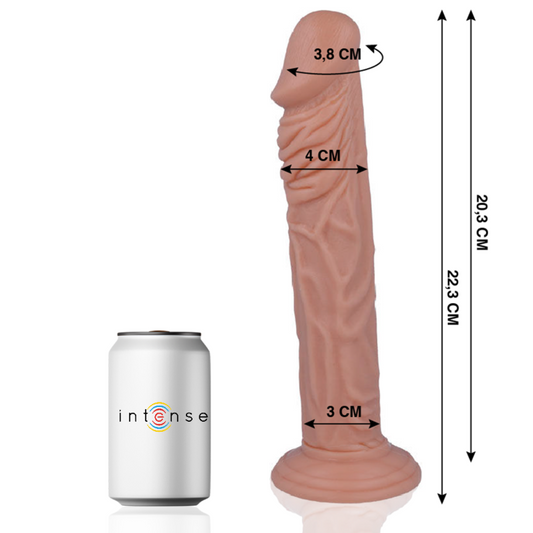 Dildo Realist, MR INTENSE - 27 Realistic Cock, cu Ventuza, Natural, 22,3 cm