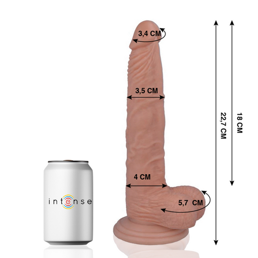 Dildo Realist, MR INTENSE - 29 Realistic Cock, cu Ventuza, Natural, 22,7 cm