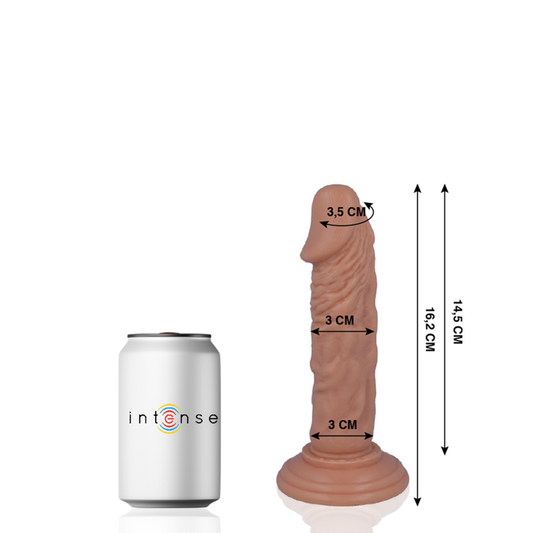 Dildo Realist, MR INTENSE - 3 Realistic Cock, Cauciuc si PVC, 16,2 cm / O 3 cm