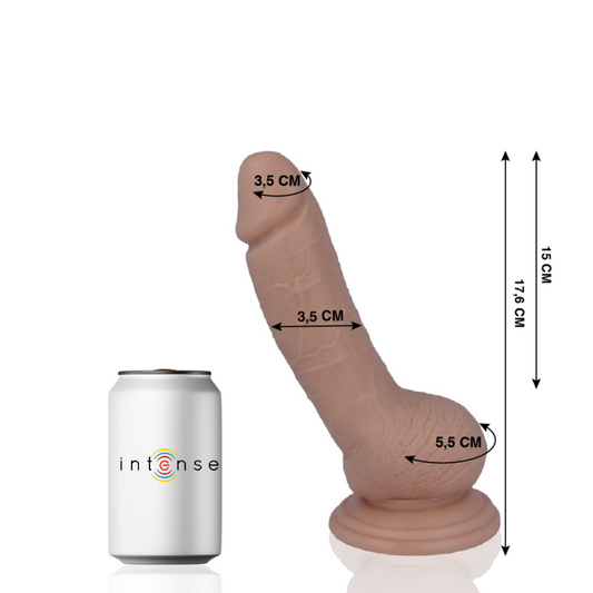 Dildo Realist, MR INTENSE - 8 Realistic Cock, Cauciuc si PVC, 17,6 cm / O 3,5 cm