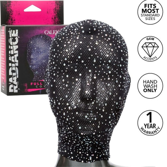 Gluga Integrala cu Strasuri, CALEXOTICS - Radiance, Plasa Respirabila, Siret Corset