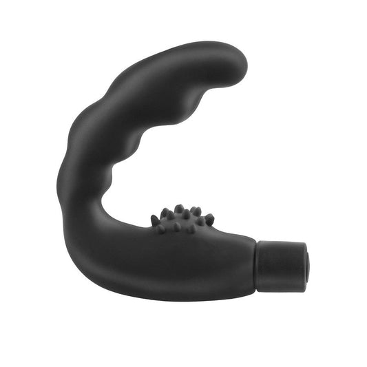 Vibrator Anal Curbat, ANAL FANTASY - Vibrating Reach Around, Silicon, Negru