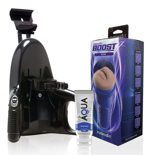 Fleshlight - Blow Lm Flesh Rp + Universal Launch + Aqua Quality Lubricant 50 ml