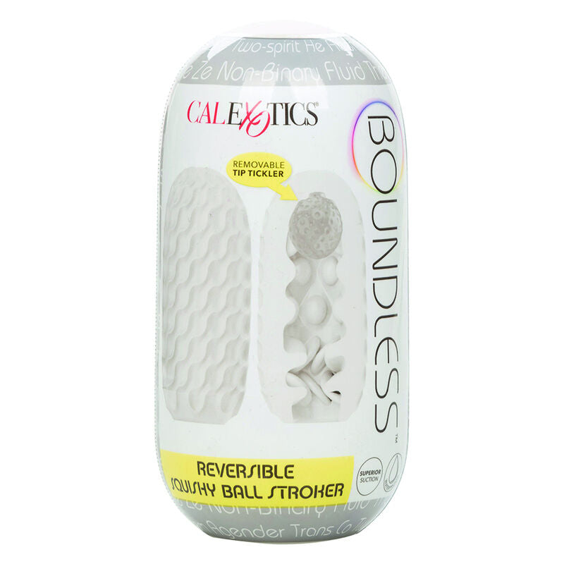 Masturbator, CalExotics - Boundless Reversible, Reversibil cu Doua Texturi, Galben