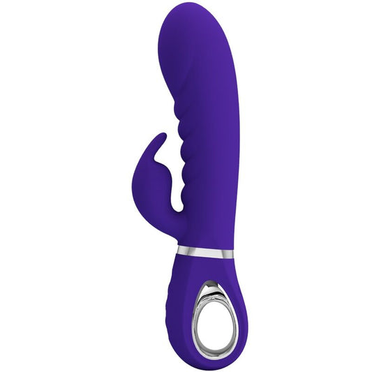 Vibrator Rabbit Multifunctional pentru Punctul G, PRETTY LOVE - Prescott, 7 Vibratii, Mov