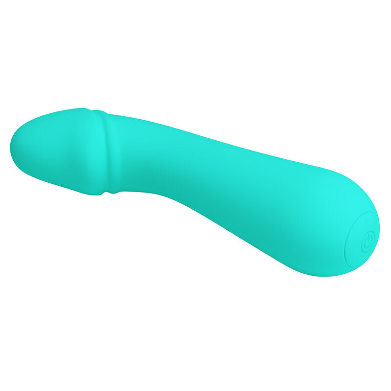 Vibrator Punctul G, Pretty Love - Cetus, Reincarcabil, Verde Aqua