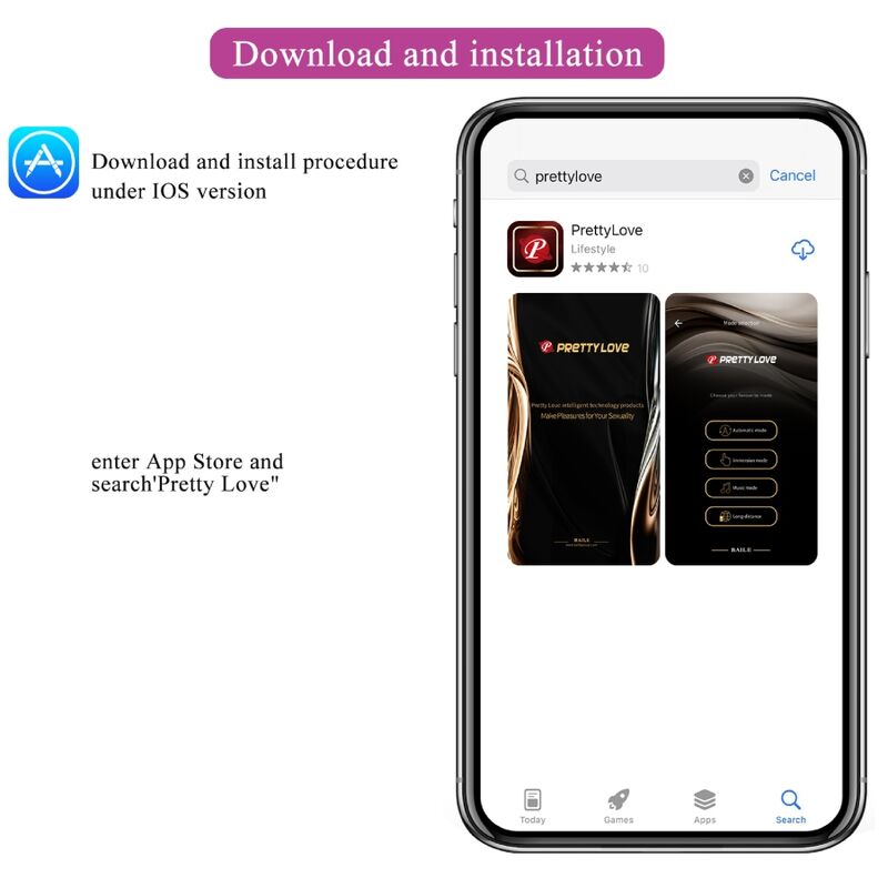 Bile Kegel, Pretty Love - Elvira, Control prin Aplicatie, Mov