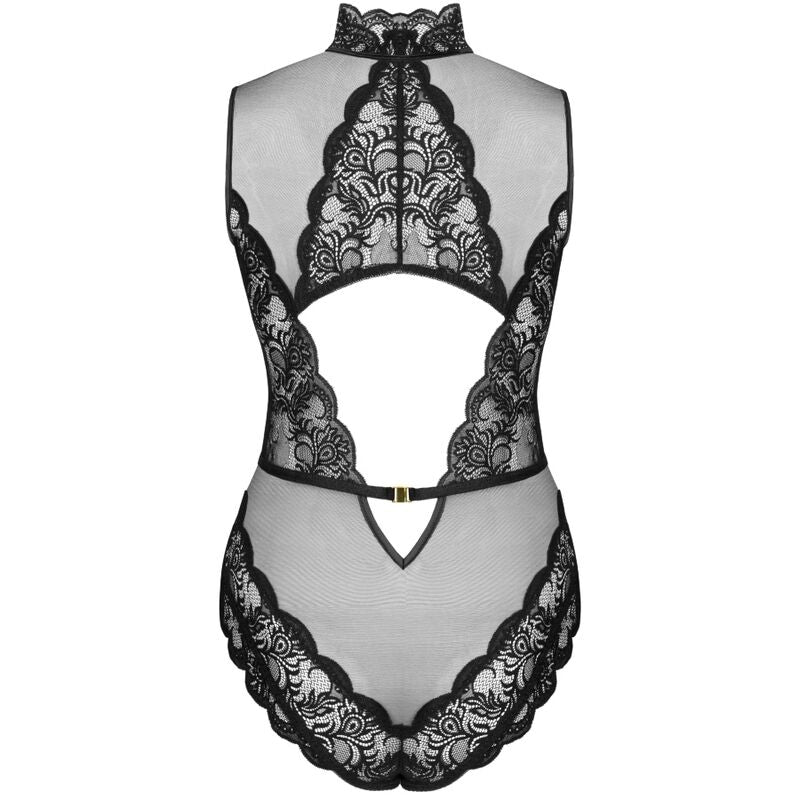 Body, Livco Corsetti Fashion - Sagen LC 90694, Dantela si Plasa Transparenta, Negru