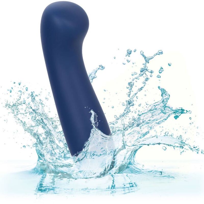Vibrator, CalExotics - Cashmere Satin G, Rezistent la Apa IPX7, Blue