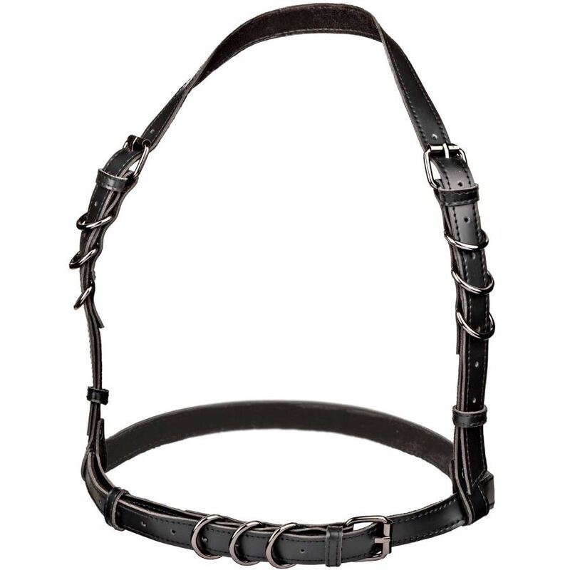 Ham Halter, CalExotics - Euphoria Plus Size, Catarama Ajustabila, Marime Plus / Negru