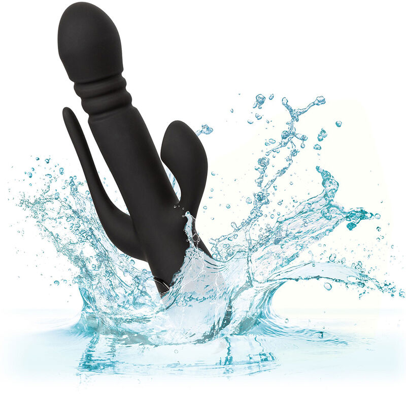 Vibrator, CalExotics - Triple Euphoria, Actiune Tripla, Negru
