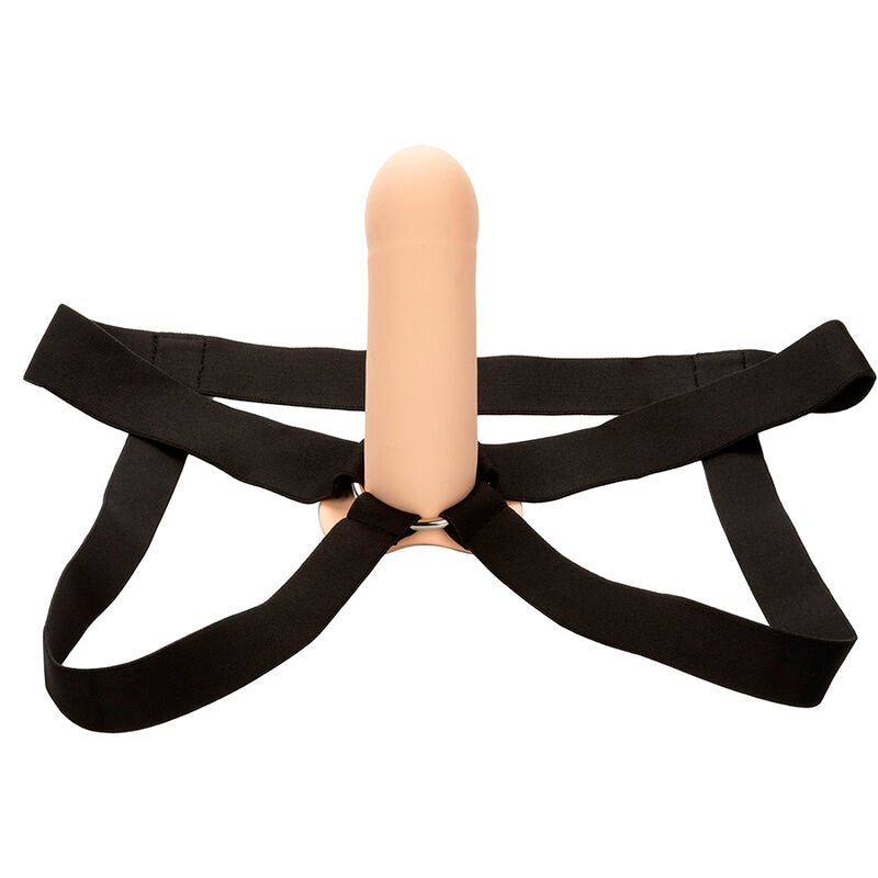 Extensie cu Harness, CalExotics - Performance Maxx, Silicon Lichid, Light Skin