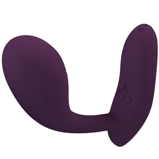 Vibrator pentru Punctul G, PRETTY LOVE - Baird, 12 Vibratii, Reincarcabil, Control App, Lila