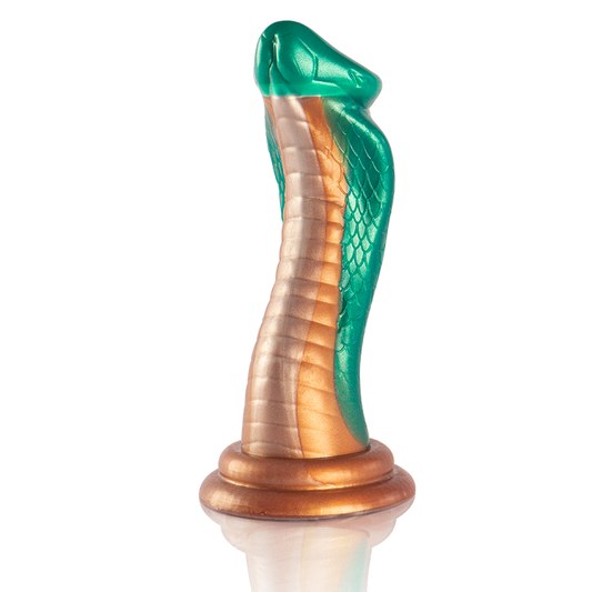 Dildo Silicon, EPIC - Python Cobra Verde, 20,5 cm