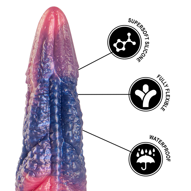 Dildo, Epic Cybersilicock - Dionysus Dansul Placerii, Silicon, Lungime Totala 200 MM