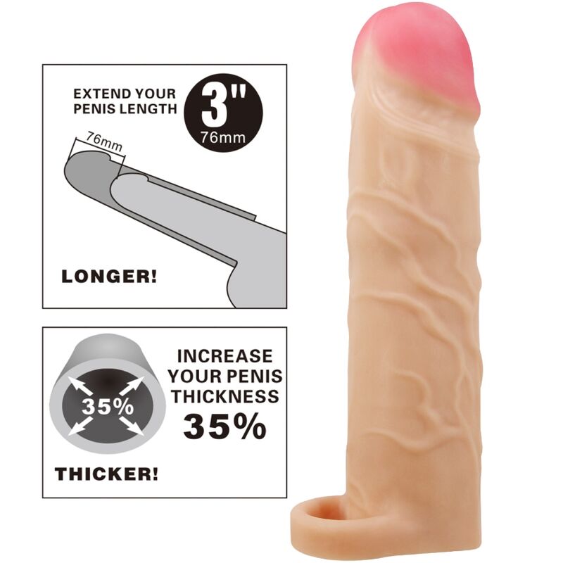 Extender Penis, Pretty Love - Gerd, Aspect Realist, Culoare Naturala