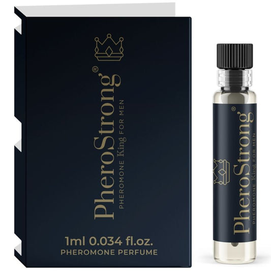 Parfum cu Feromoni pentru Barbati, PheroStrong - King For Men, Lemnos Aromatic, 1 ML
