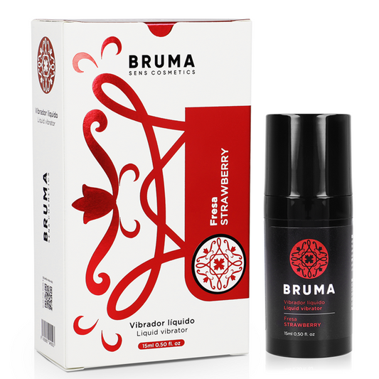 Vibrator Lichid, BRUMA - Ultra Sliding, Aroma Capsuni, 15 ml