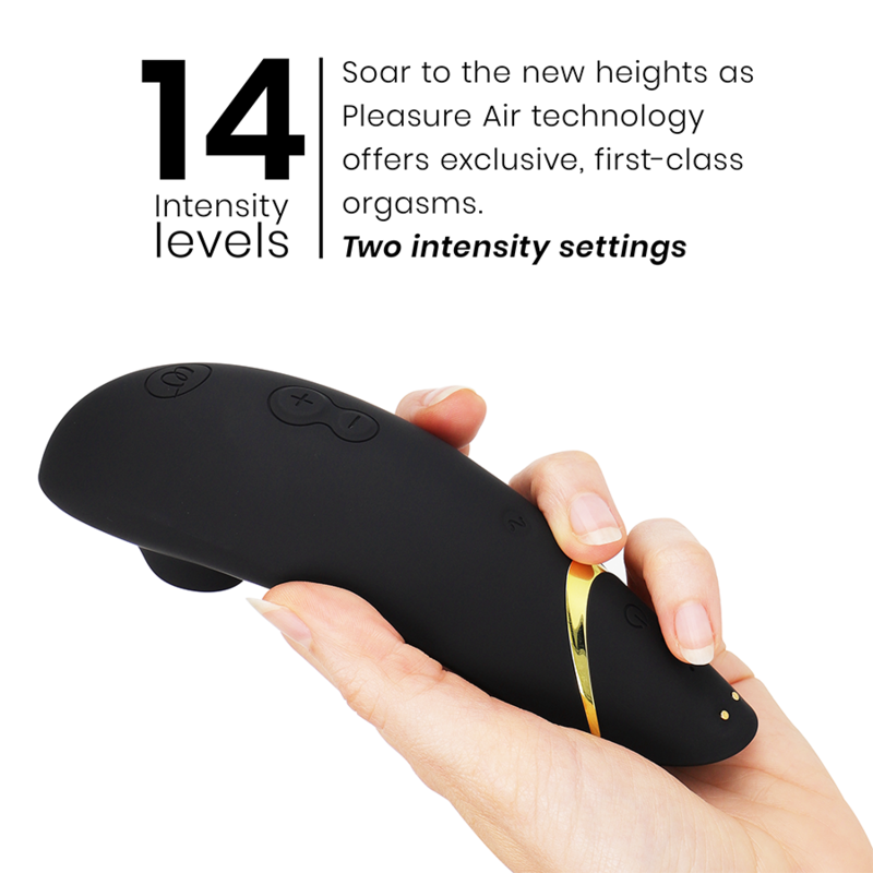Stimulator Clitoris, Womanizer - Premium 2, Tehnologie Pleasure Air, Negru