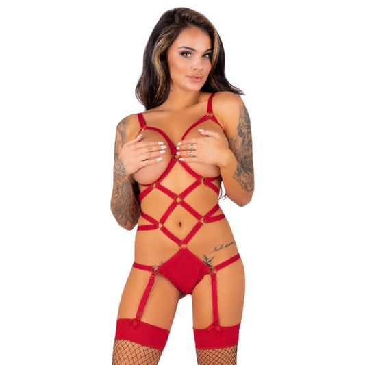 Set Body cu Ciorapi, LIVCO CORSETTI FASHION - Thiara LC 20213