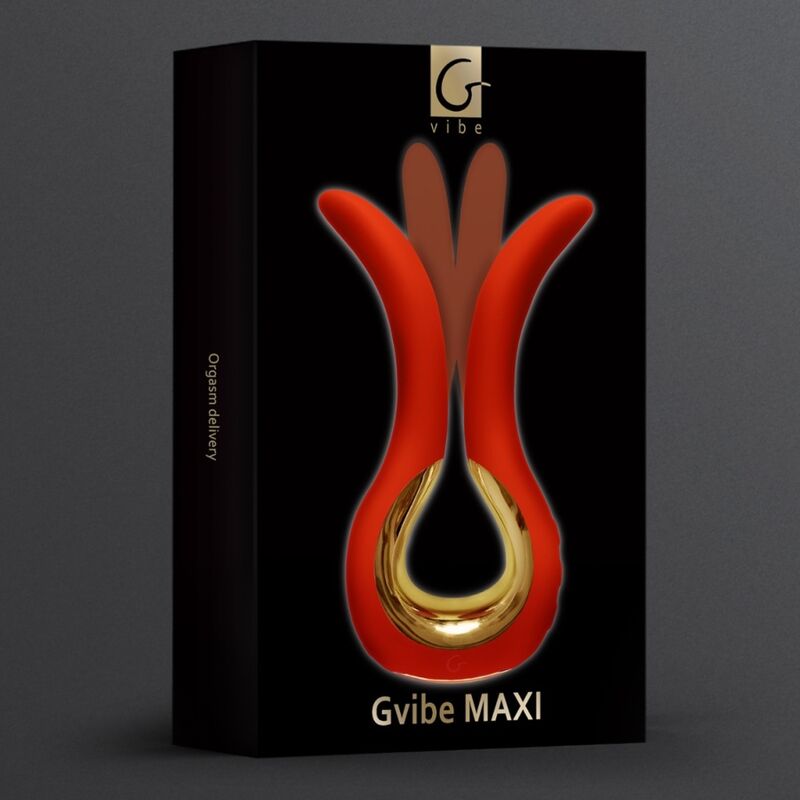 Vibrator, G-Vibe - Gvibe Maxi, cu Doua Varfuri Flexibile, Coral
