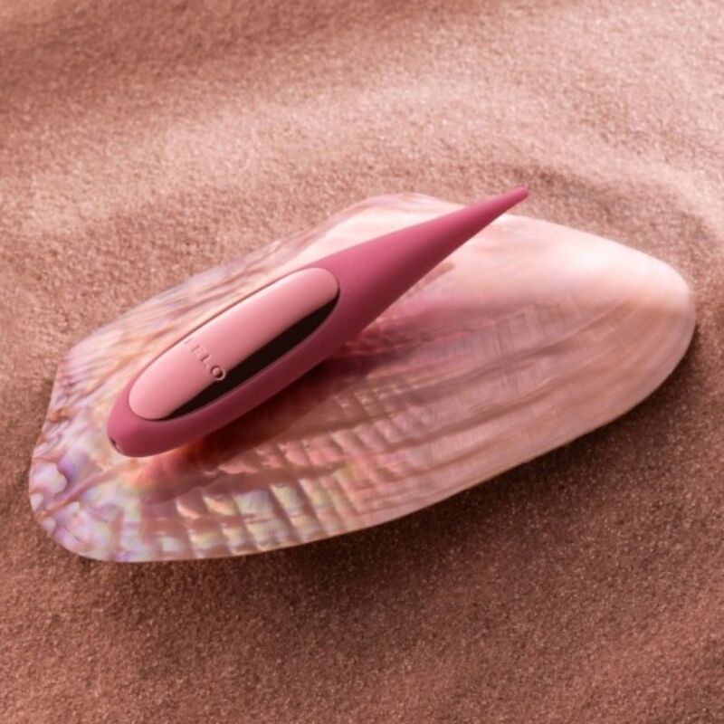 Stimulator Clitoris, Lelo - Dot Travel, Vibratii Puternice, Roz