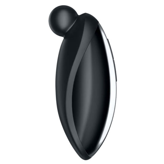 Vibrator Lay-On pentru Clitoris, SATISFYER - Spot On 2, 12 Programe, Negru
