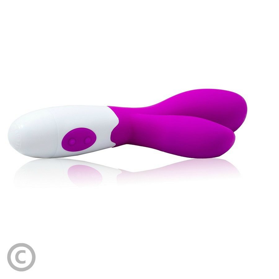 Vibrator Stimulator, Pretty Love - Newman, 30 de Moduri de Vibratie, Lila si Alb