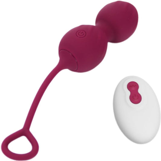 Bile Vaginale Armony, Blossoms, Vibrație Telecomandă 10 Vibrații Roșu Închis