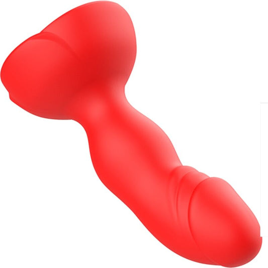 Vibrator Si Butt Plug, Armony, Extreme A Bloom Rose Cu Telecomanda Rosu