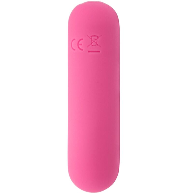 Vibrator Bullet, Armony - Splash Haha, Silicon 10 Vibratii, 75 X 19 CM Roz