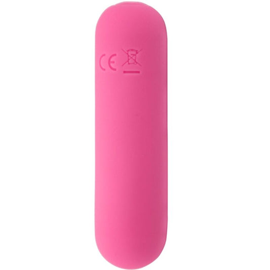 Vibrator Bullet, Armony - Splash Haha, Silicon 10 Vibratii, 75 X 19 CM Roz