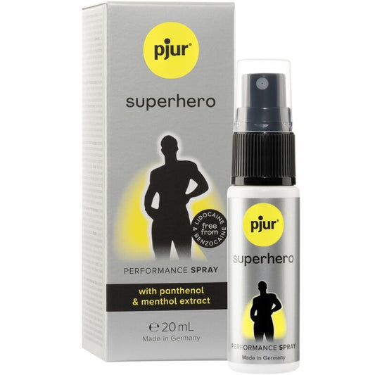 Spray Retardant, Pjur - Superhero Performance, Extract Natural de Ghimbir, 20ml