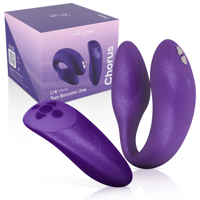 Vibrator pentru Cupluri, We-Vibe - Chorus, cu Telecomanda Squeeze, Lilac